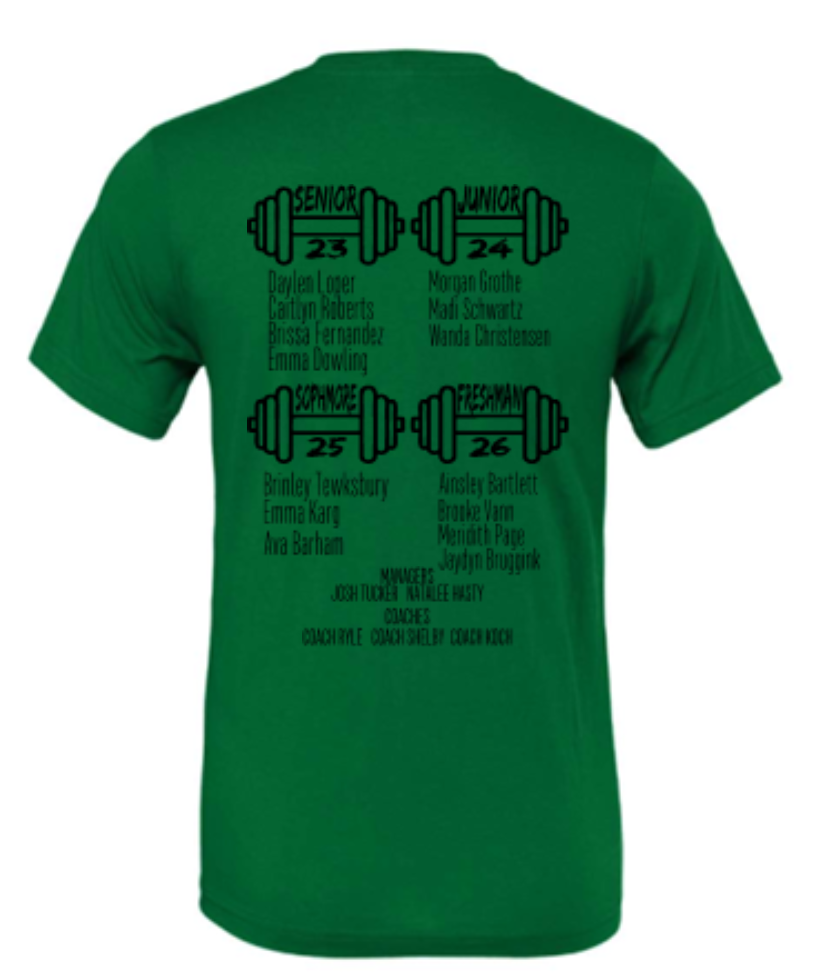 Lady Panther Powerlifting TEE SHIRT